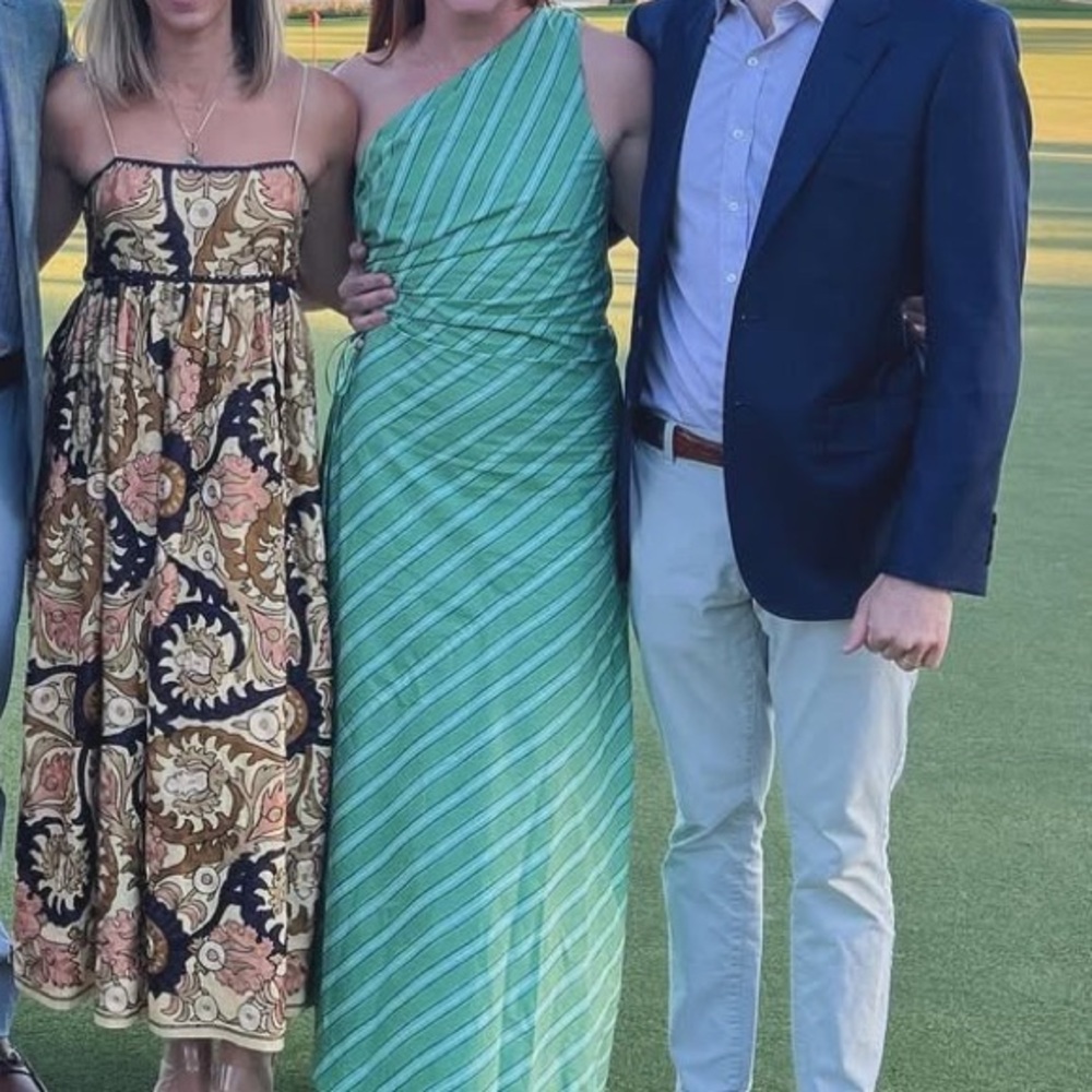 Faithfull the Brand Laureles Midi Dress in Akaia Stripe